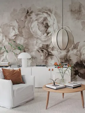 Blommigt Industriell Chic