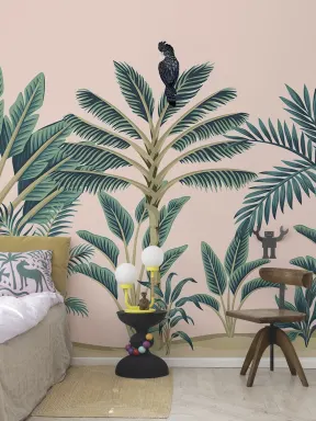 Vintage Tropisch Botanisch