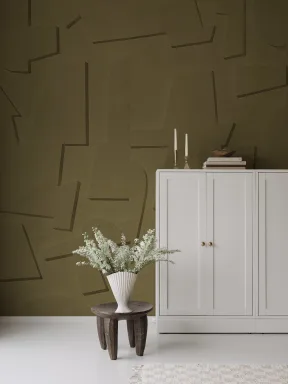 Mur abstrait en relief
