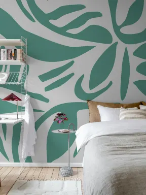 Serene Aqua Florals