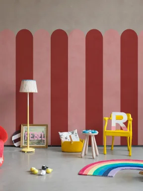 Vibrant Raspberry Stripes