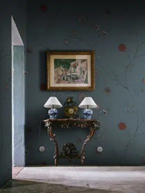 Blumenmotiv im Großformat