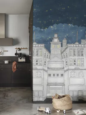 Lekfulla stadsscener