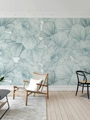 Sophisticated Blue Florals