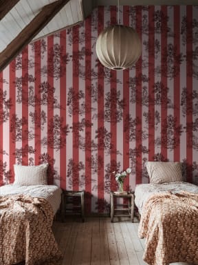 Raspberry Toile Joy