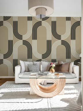 Beige Retro Chic