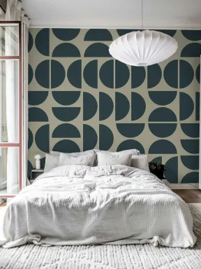 Bold Blue Geometry