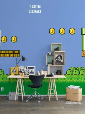 Jogo de plataformas retro