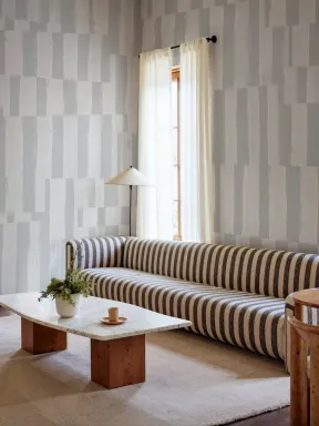 Elegant oregelbundna ränder