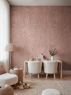 Pink Woodgrain Elegance