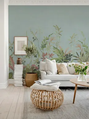 Explore the Tranquility of a Blue Jungle Meadow