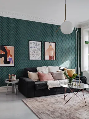 Mesmerizing fish scale tiles