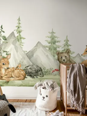 Whimsical Woodland Scene