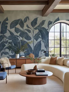 Fuga tropical azul