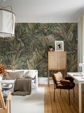 Discover Enchantment with Lilac Jungle Birds