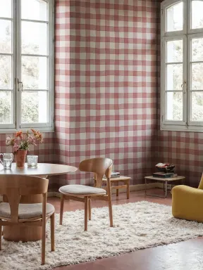 Classic Gingham Charm in Bold Red