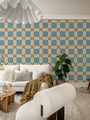 Découvrez la grâce d'une grille bleu clair