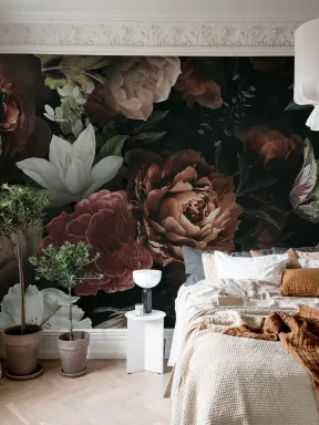 Dunkle florale Fantasie