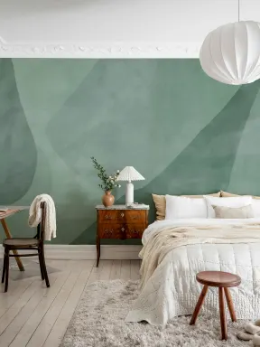 Dynamic Green Hues: A Visual Symphony