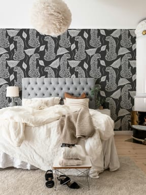 Embrace the Wild: Whimsy Leopard in Black