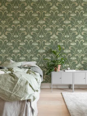 Embrace Elegance with Art Nouveau Flower