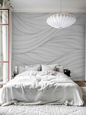Sophisticated Flow Lines in Calming Gray