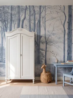 Erlebe die Gelassenheit von Blue Woodland