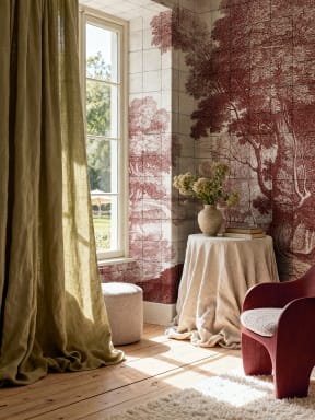 Timeless Elegance with Porcelain Landscape