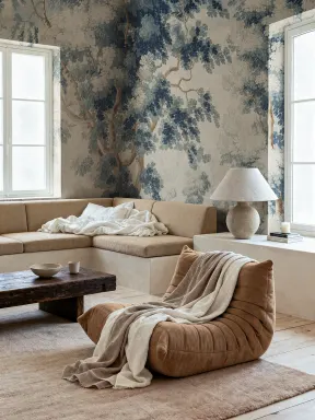 Abrace a Tranquilidade com Tapestry cênica