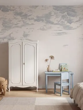 Harmonie in einer ruhigen Wolkenlandschaft