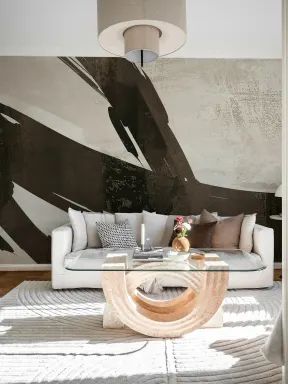 Embrace the Bold with Artzy Stripes Wallpaper