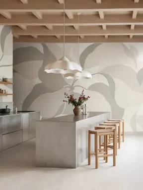 Frodig beige lövverk