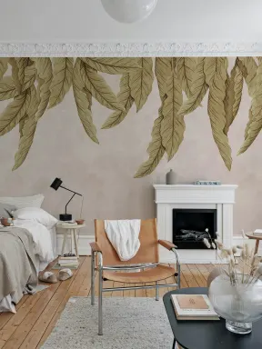 Embrace Tranquil Tones with Hanging Palms