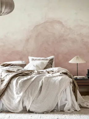 Embrace the Serenity of Blushing Watercolors