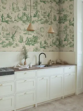 Timeless Heritage Toile em Verde