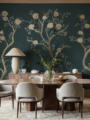 Birdsong Garden, Dark Blue