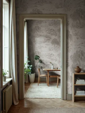 Charming Little Village Toile