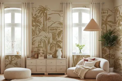 Palm Oasis, Yellow