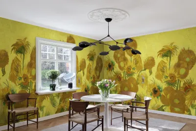 Sunflowers Repeatable, Yellow