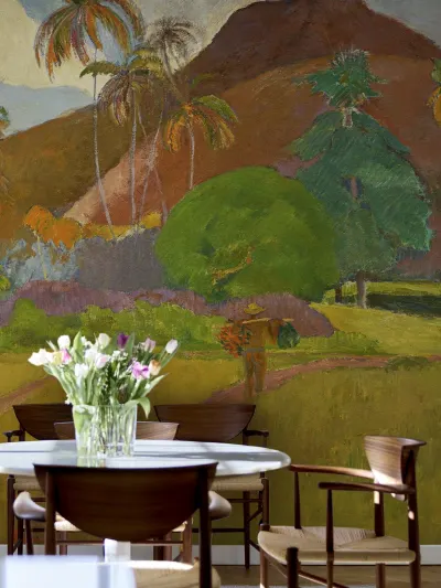 Tahitian Landscape by Gauguin