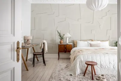 Abstract Wood, White