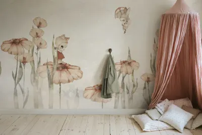 Bloomy Fields of Marion, Off White
