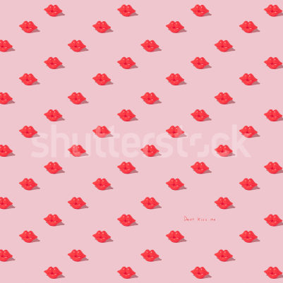 Kissing Booth, Pink pattern image