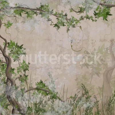 Curly Trees pattern image