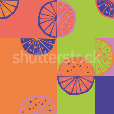 Lemon Slices, Neon pattern image