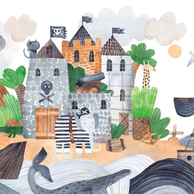 Castle of Pirates pattern image