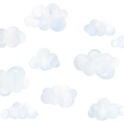 Watercolor Clouds pattern image