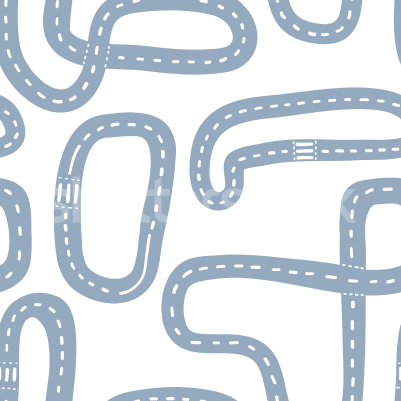 Race Track, Soft Blue pattern image