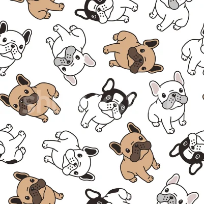 Frenchies pattern image