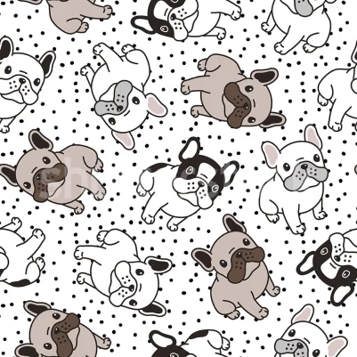 Frenchies, Dot pattern image